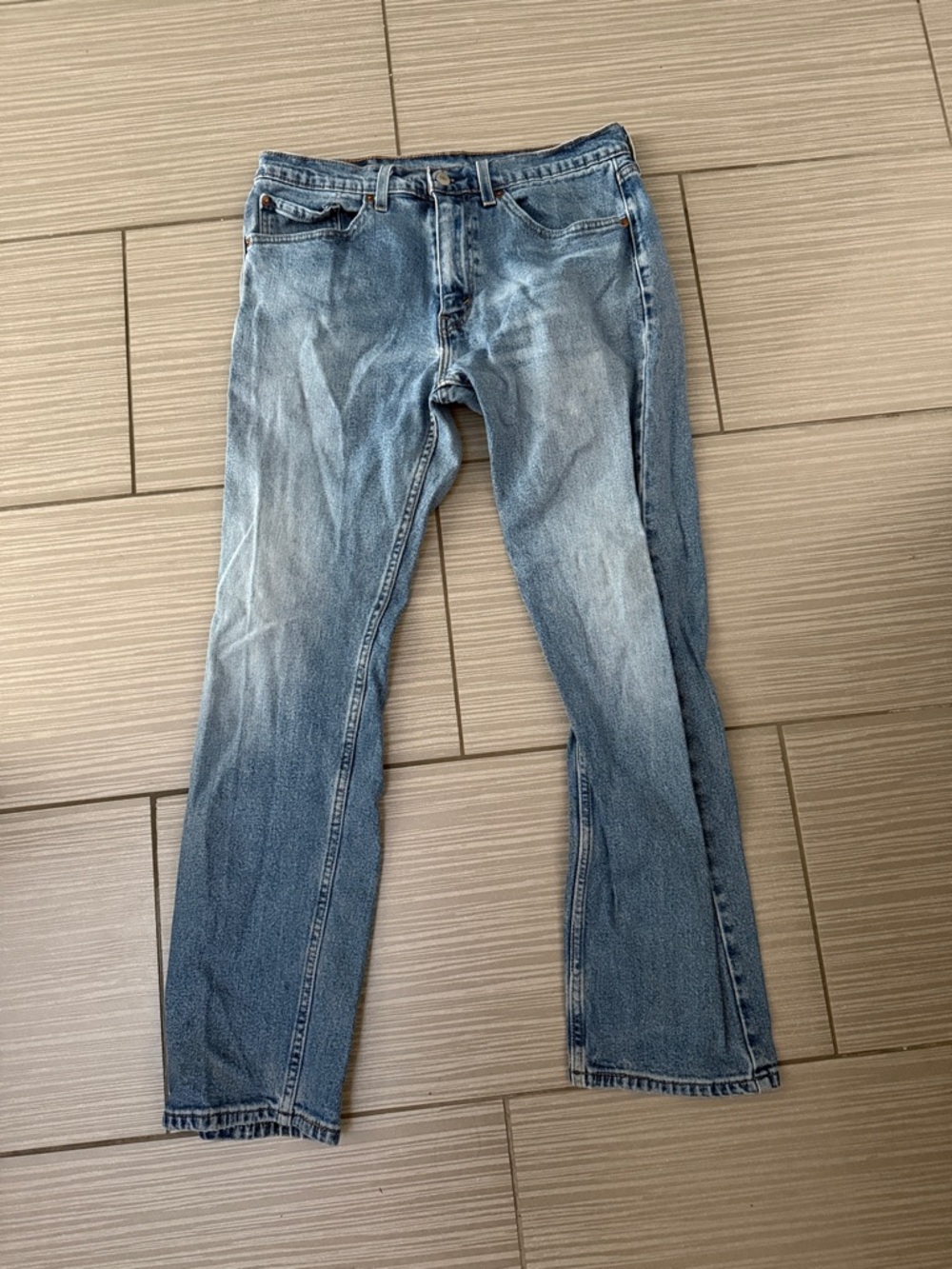 Levi’s 505 Men's Light Blue Bootcut Jeans — Classic Denim - Size 32x30